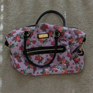 Betsey Johnson Sequined Duffel Bag